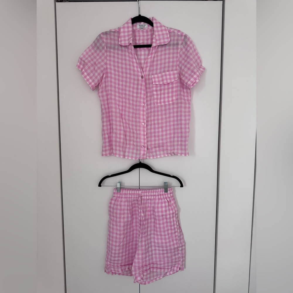 Frankie's Bikinis Pink Set